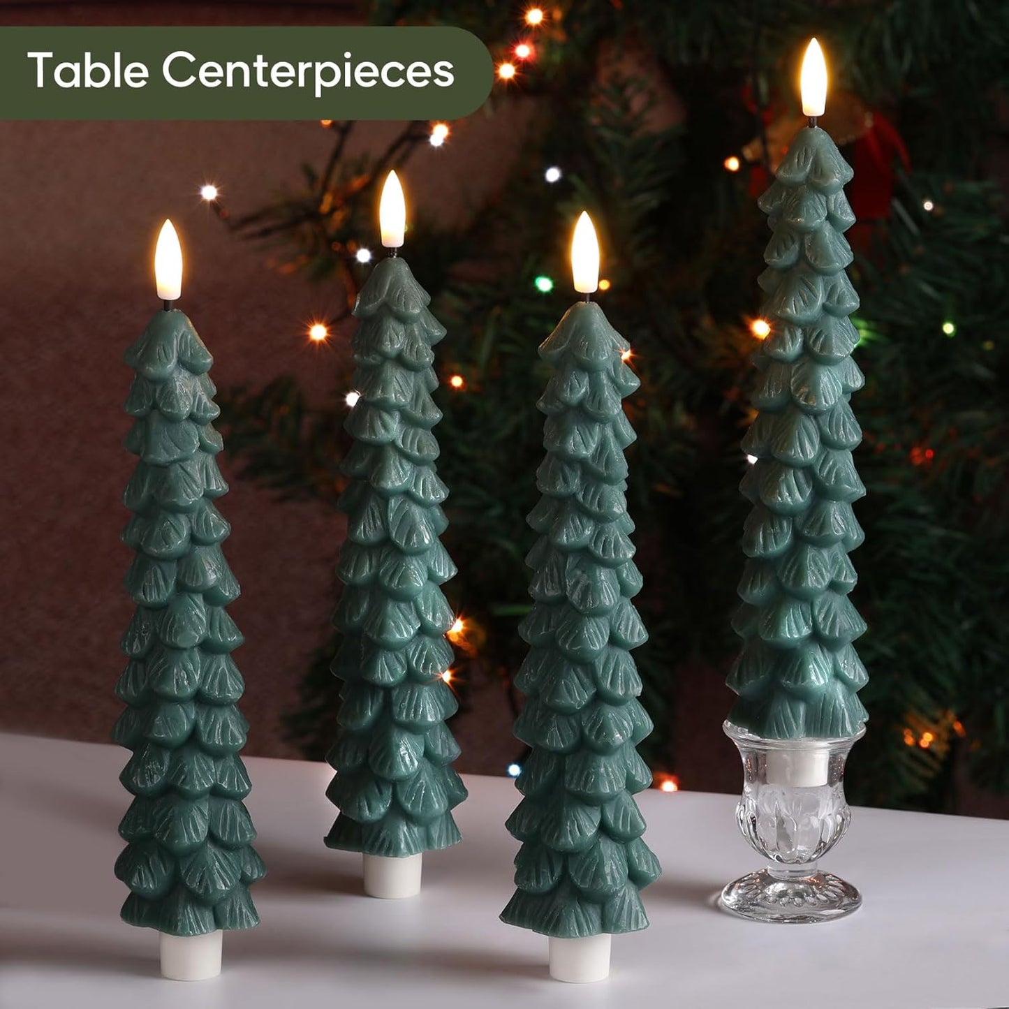 Christmas Tree Flameless Candle