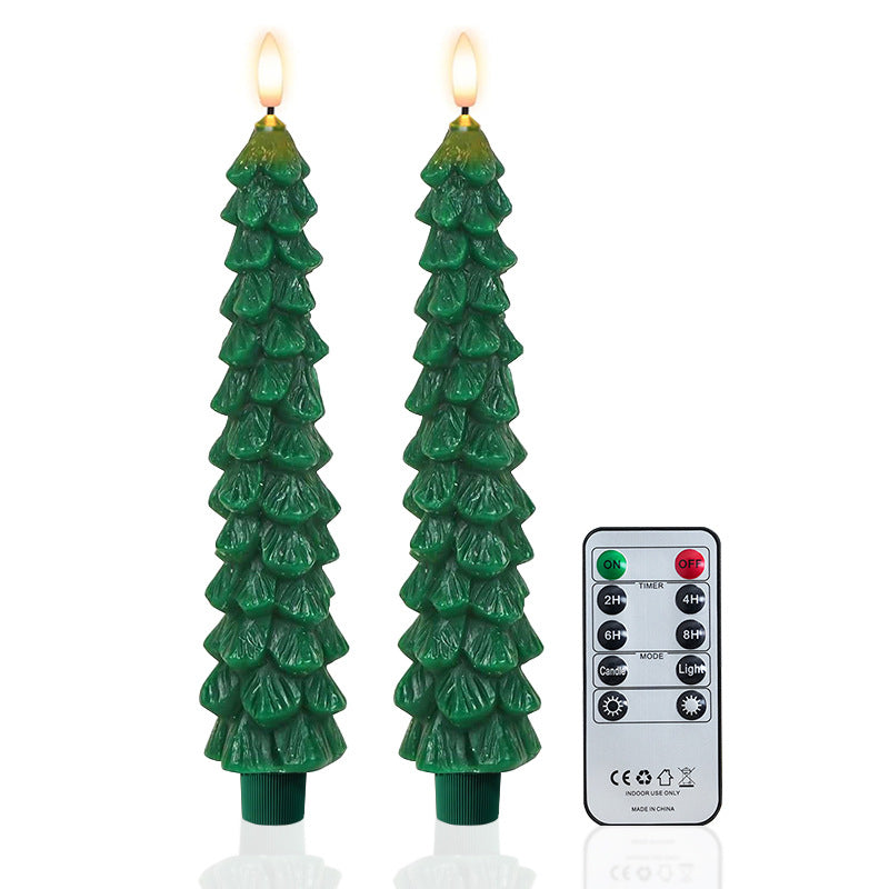 Christmas Tree Flameless Candle